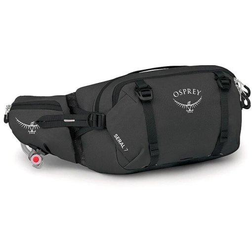 Productfoto van Osprey Seral 7 Heuptas + 1.5L Drinkzak - Raven Black