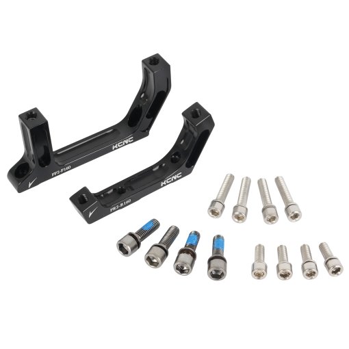 Productfoto van KCNC wegadapters, vlakke montage naar paalmontage - FW+RW-set - zwart