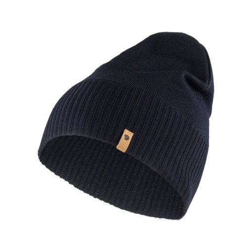 Foto de Fjällräven Bonnet tricoté - Merino Lite - dark navy