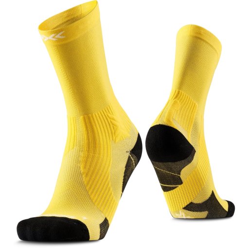 Photo produit de X-Socks Run Perform Crew Chaussettes running - flash yellow