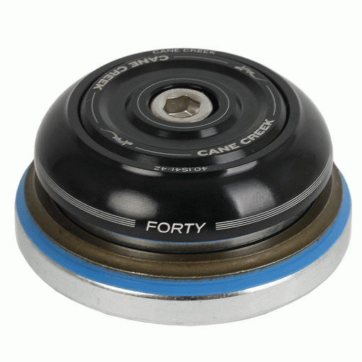Photo produit de Cane Creek 40 Short Cover Complete Headset Tapered - IS41/28.6 | IS52/40 - black