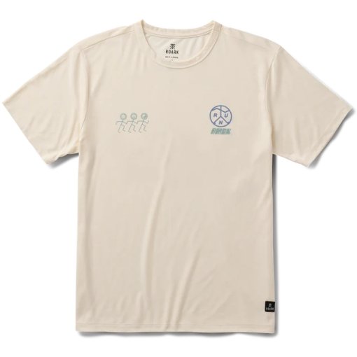 Photo produit de Roark Mathis Active T-shirt à manches courtes pour hommes - Unbleached