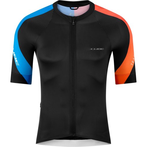 Image de CUBE Road/XC Teamline Maillot manches courtes pour hommes - black