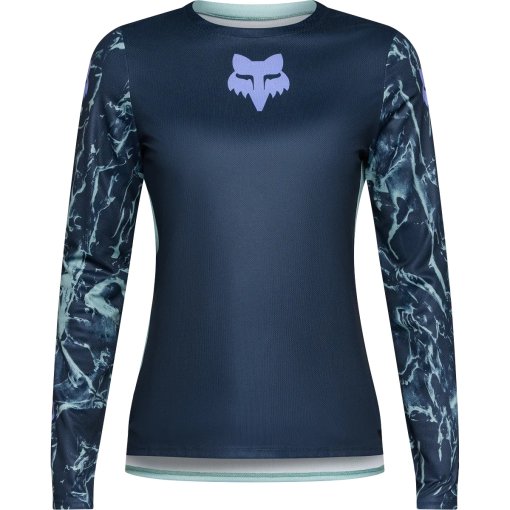 Photo produit de FOX Ranger Image Print Maillot à manches longues VTT pour femmes - arctic blue