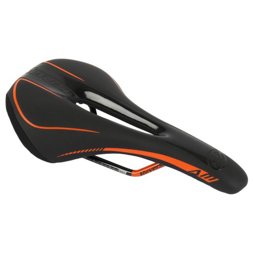 Photo produit de Reverse Components AM Ergo MTB Selle - black/Fox-orange