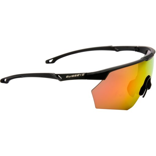 Produktbild von Swiss Eye Flow Brille - Black Matt/Black - Brown Red Revo + Orange + Clear | 13072