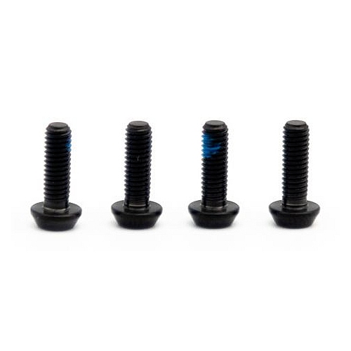 Productfoto van OAK Components M3x9 titanium schroevenset voor remhendels en verende voorvorken | 4 stuk - zwart