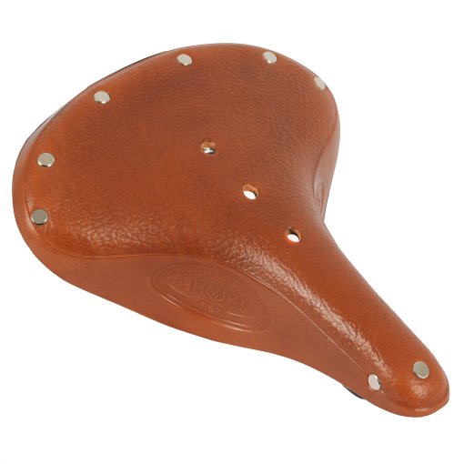 Photo produit de Brooks Selle en Cuir Véritable - B67 - honey