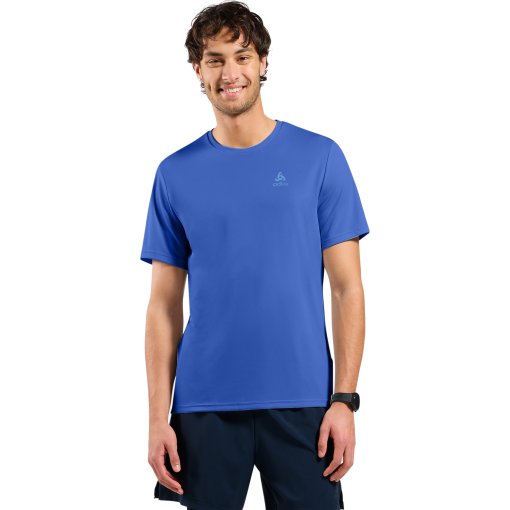 Picture of Odlo Essential Flyer Running T-Shirt Men - dazzling blue