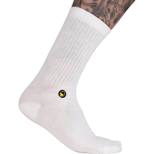 Image de Burgtec Chaussettes - Everyday Crew - blanc