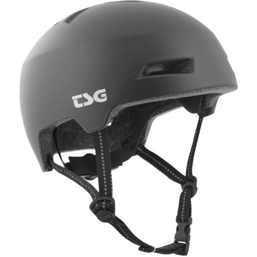 Foto de TSG Status Casco color sólido - negro satinado