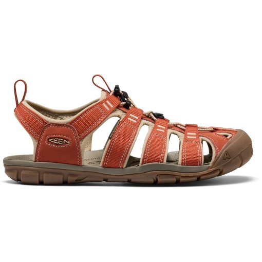 Foto de KEEN Sandalias Hombre - Clearwater CNX - Burnt Brick/Safari