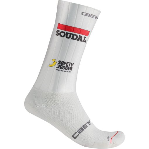 Produktbild von Castelli Fast Feet 3 Socken Team Soudal Quick-Step - white 101