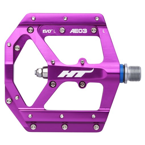 Photo produit de HT Pédale à plateforme Aluminium - HT AE03 EVO+ - purple