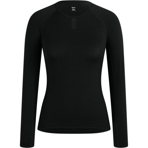 Foto de Rapha Camiseta Interior Manga Larga Mujer - Merino - negro/negro