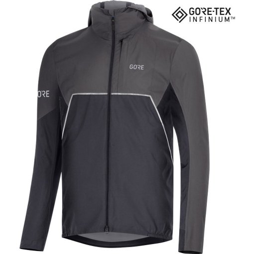 Foto de GOREWEAR Chaqueta con Capucha Hombre - R7 Partial GORE-TEX INFINIUM™ - negro/terra grey 990R