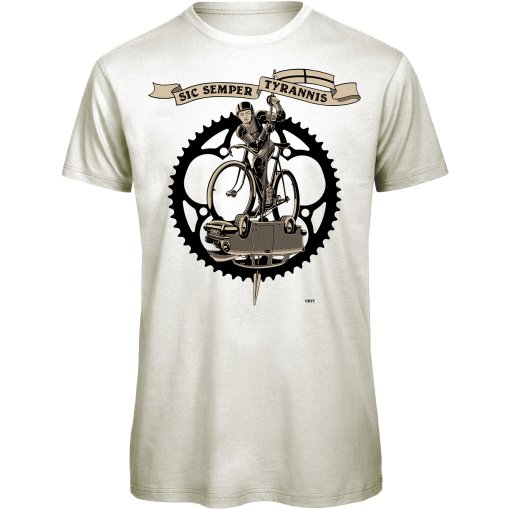 Produktbild von RTTshirts St. George Fahrrad T-Shirt Herren - weiß