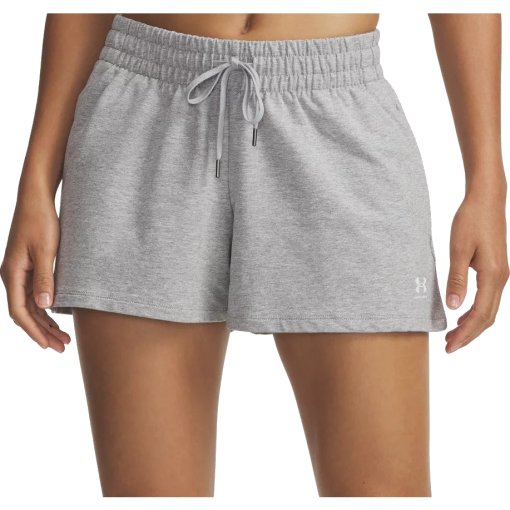 Productfoto van Under Armour UA Sport Terry Short Dames - Mod Gray Light Heather/White