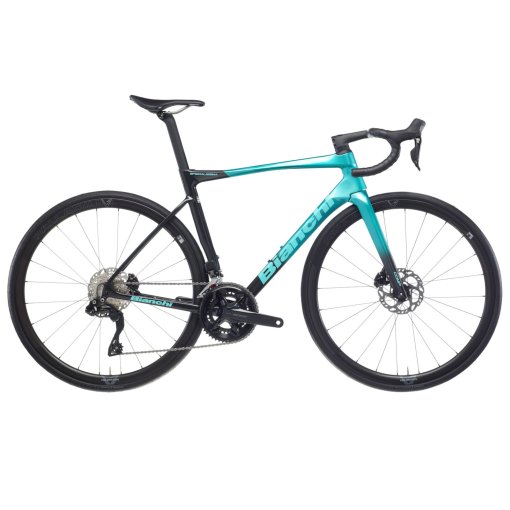 Photo produit de Bianchi SPECIALISSIMA COMP - 105 Di2 - Vélo de route carbone - 2026 - graphite/metallic celeste / ck16 full glossy