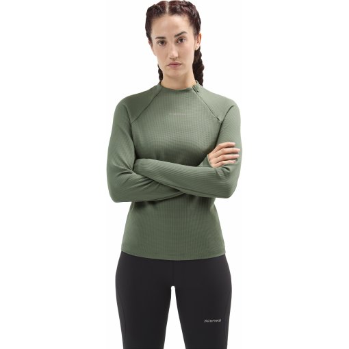 Foto de NNormal Camiseta de Manga Larga Mujer - Trail - Verde