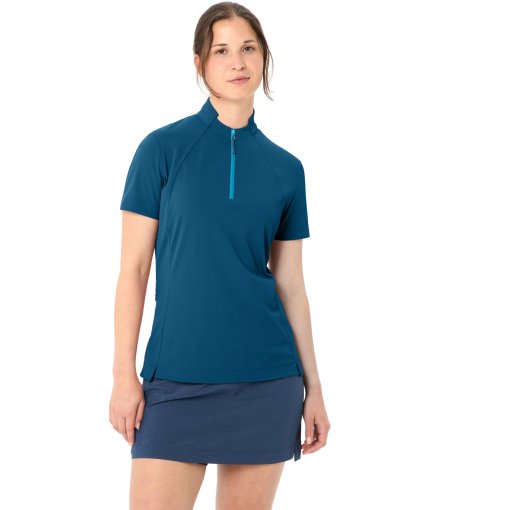 Foto de Vaude Camiseta de Manga Corta Mujer - Adlux Half-Zip - shore blue