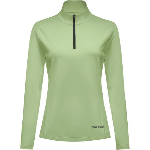 Photo produit de GOREWEAR T-Shirt Manches Longues Femme - Everyday Mid 1/4-Zip - spring green DJ00