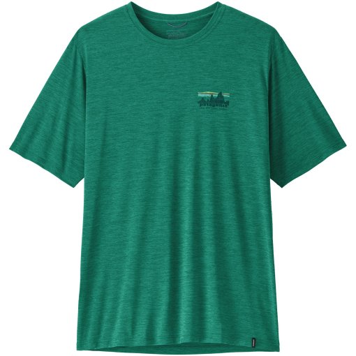 Kuva tuotteesta Patagonia Cap Cool Daily Miesten t-paita - &#039;73 Skyline - Gem Green - Light Gem Green X-Dye