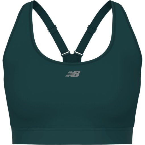 Picture of New Balance Essential Run Bra Women - Medusa Green