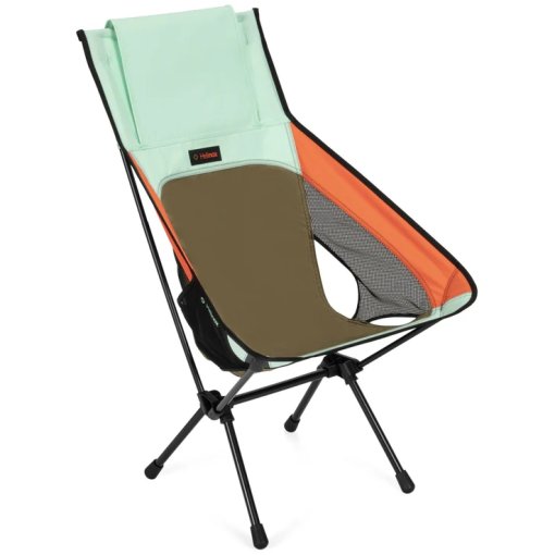 Immagine prodotto da Helinox Sedia Pieghevole da Campeggio - Chair One High-Back (re) - Mint Multi Block