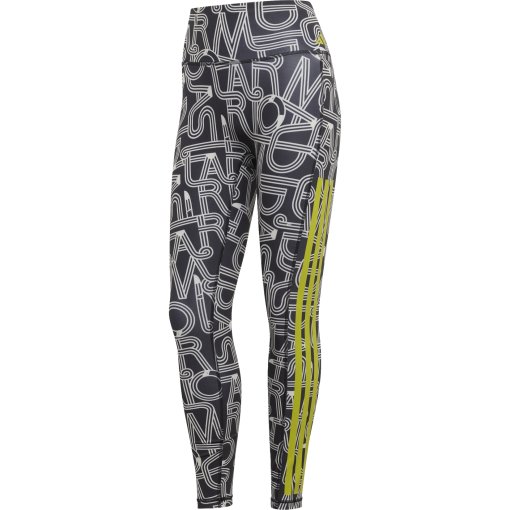 Photo produit de adidas Leggings Femme - Farm - black/crystal linen/unity lime KD4626