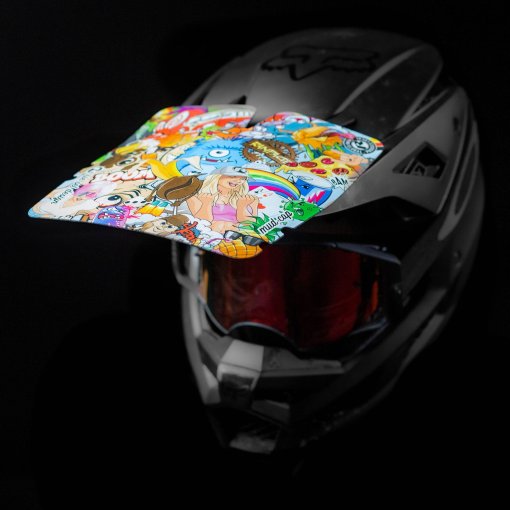 Photo produit de rie:sel design Mud:cap Visière Extension de Visière - Stickerbomb Eyecatcher