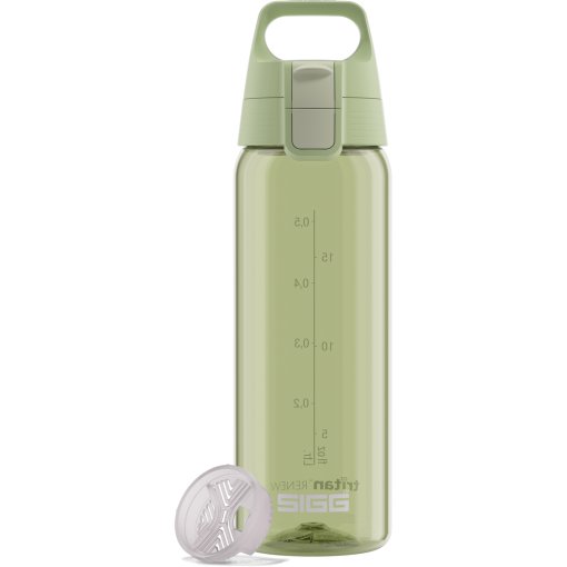 Produktbild von SIGG Total Color ONE Trinkflasche mit Sieb 0.6L - Eco Green