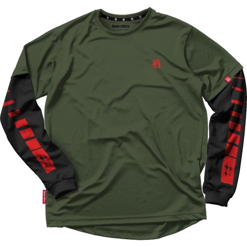 Bild von Loose Riders Tech Langarm-Trikot Herren - Shutter TWRF Green