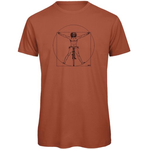 Foto de RTTshirts Camiseta Ciclismo Hombre - DaVinci - rust