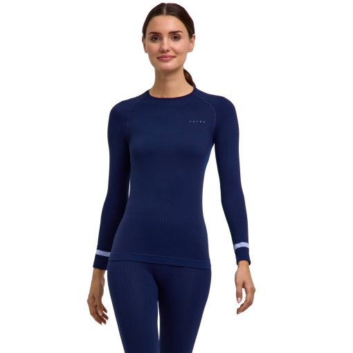 Immagine prodotto da Falke Maglia a Maniche Lunghe Donna - Warm Trend - space blue 6116