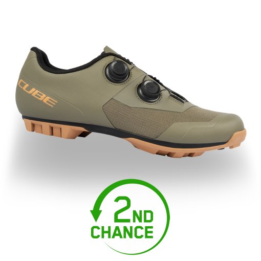 Image of CUBE PEAK PRO Gravel Shoes - olive - 2nd Choice