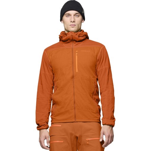 Foto de Norrona lyngen thermo100 active Zip Hood Chaqueta para hombres - Gold Flame