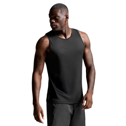 Produktbild von 2XU Aero Mesh Tank-Top Herren - black/silver reflective