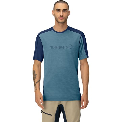 Foto de Norrona Camiseta Hombre - falketind equaliser merino - Trooper