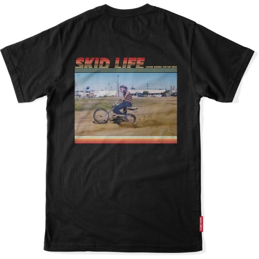 Picture of Loose Riders Tech Short Sleeve Shirt Men - Skid Life Black
