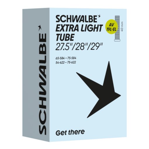 Picture of Schwalbe Inner Tube - No. 19L-EL (Extra Light) | 27.5&quot;/28&quot;/29&quot; - 65/75-584 - 54/75-622 | AV 40mm