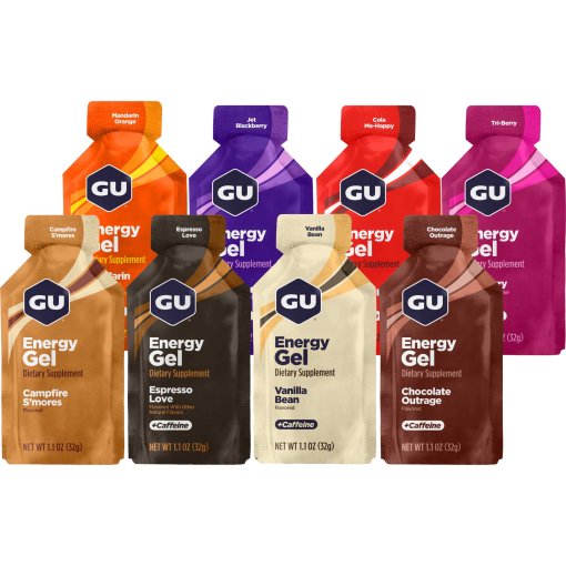 Kuva tuotteesta GU Original Energy Gel - Hiilihydraattigeeli - kokeilupaketti - 8x32g