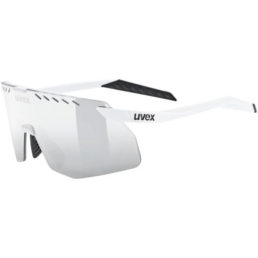 Produktbild von Uvex pace stage s Fahrrad-Brille - white matt/mirror silver