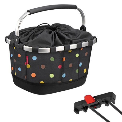 Zdjęcie: KLICKfix Reisenthel Carrybag GT Racktime 0305 Bikebasket - 24L - dots