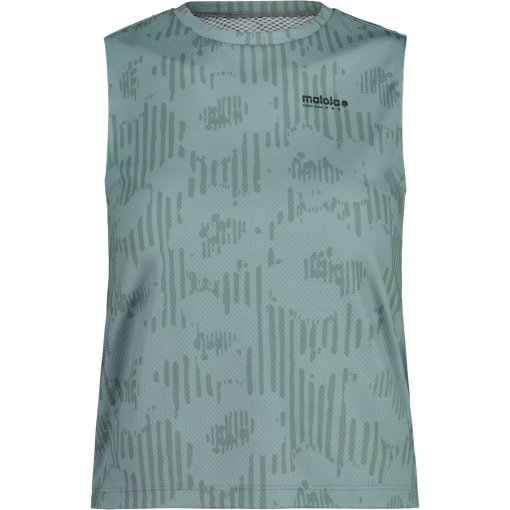 Foto de Maloja Camiseta sin Mangas Mujer - WallbergM. Gravel - sage stripeflower 1147