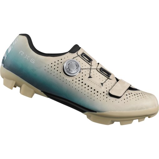Photo produit de Shimano Chaussures Homme - SH-RX600 Gravel - Beige/Blu
