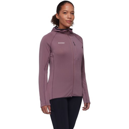 Photo produit de Mammut Veste à Capuche Midlayer Femme - Aenergy Light 1014-05550 - flux-noir