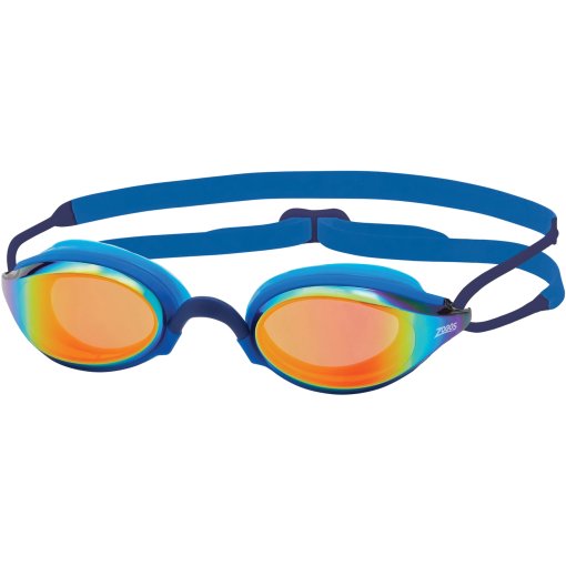 Produktbild von Zoggs Fusion Air Titanium Schwimmbrille - Mirror Blue Lenses - Blue/Blue