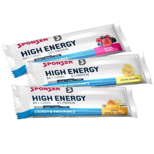 Foto de SPONSER Barrita de Cereales con Carbohidratos - High Energy Bar - 45g