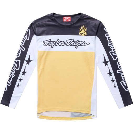 Produktbild von Troy Lee Designs Sprint Pro Langarmtrikot Kinder - YO Moto Butter